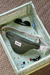 Sac banane enfant vert Olive - Augustin